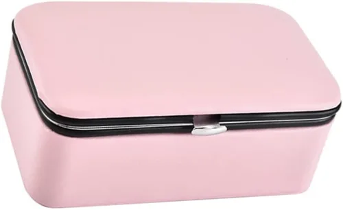 Vista 8 de PACKOVE Joyero para mujer, organizador de joyas portátil para viaje