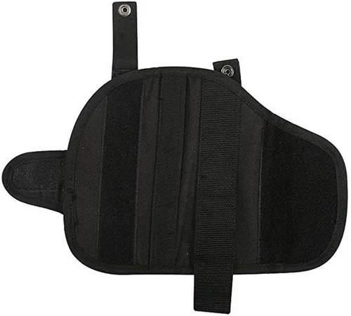 Vista 2 de Nehostertfy Funda de pierna caída para pistola, para diestros, táctica, para muslo, airsoft, pistola, ajustable, actualización Negro(Black Left)