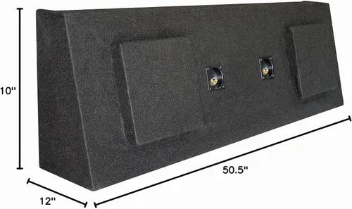 Vista 9 de SoundBox Silverado/Sierra Crew Cab Dual 12" Caja de subwoofer 2008-2013