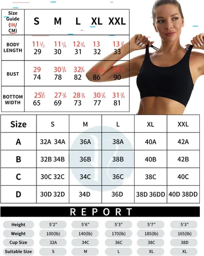 Vista 79 de Brasieres deportivos para mujer, con relleno, tipo camiseta sin mangas, sexis, con espalda cruzada, de alto impacto, largos, ideales para practicar