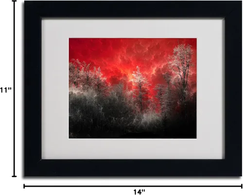 Vista 5 de Trademark Fine Art Hot and Cold by Philippe Sainte-Laudy Canvas Wall Art, Black Frame 11 by 14-Inch