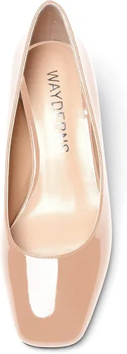Vista 3 de WAYDERNS Zapatos de tacón bajo con cuña de tacón bajo para mujer de 2 pulgadas
