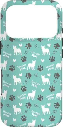Vista 30 de Frenchie Mom French Bulldog Mom Blue Women Case for iPhone 17
