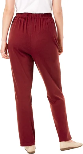 Vista 3 de Woman Within 7-day Pantalón de punto recto para mujer talla Plus y petite