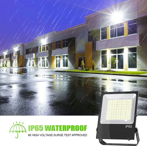 Vista 5 de 300W LED luz de inundación de luz LED pista de tenis luces ETL enumerado 42000LM 5000K IP65 impermeable cancha de baloncesto luces al aire libre AC