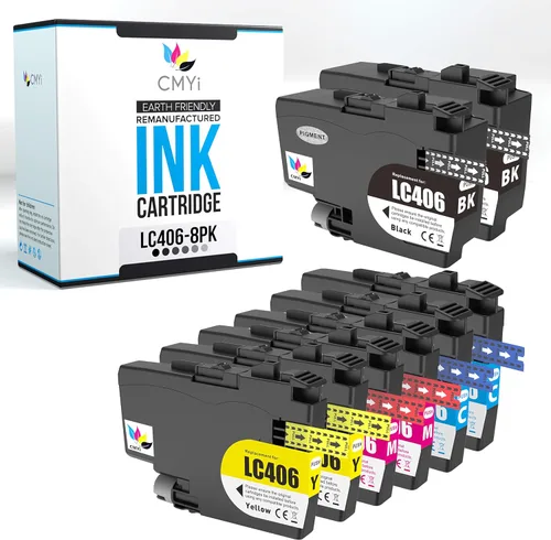 Vista 7 de LC406 Cartucho de tinta de repuesto negro para Brother MFC-J4335DW J4335DW XL J4340DW J4345DW J4345DW XL J4535DW J4535DW XL J4540DW J4540DW XL