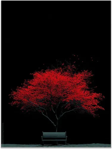 Vista 12 de VOCBAN Modern Artwork Colourful Tree Of Life Wall Art Canvas Picture Print Painting Botanical Artwork for Bathroom Living Room Bedroom(blue blue 80