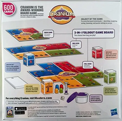 Vista 2 de Tablero de juego Cranium 3 en 1 (2014)