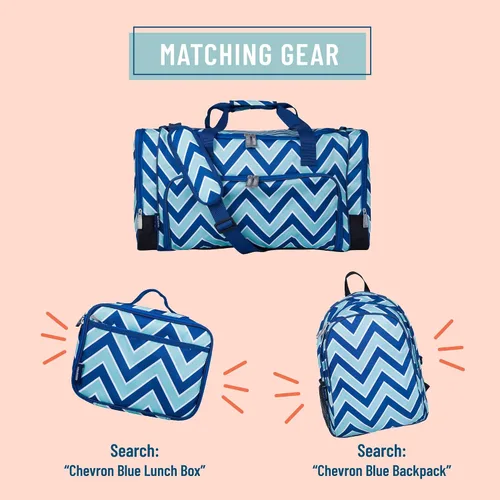 Vista 3 de Wildkin Bolsas de lona para niños y niñas, perfectas para fiestas de pijamas y bolsa de viaje para niños, tamaño de mano e ideal para práctica