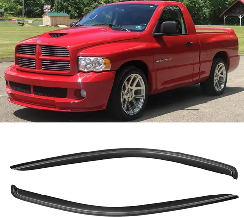 Vista 7 de Viseras de Lluvia para Ventanas para Chevy Silverado/GMC Sierra 1999-2006 1500/2500/3500/2500HD, Viseras de Ventilación para Ventanas Sombras