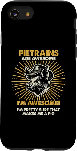 Vista 13 de iPhone 12 mini Pig Dad Mom Awesome - Caso de criador de granjeros Pietrains