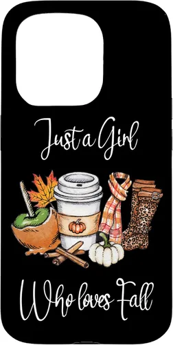 Vista 14 de iPhone 12 Pro Max Just A Girl Who Loves Fall Pumpkin Spice Boot Estuche de regalo de girasol