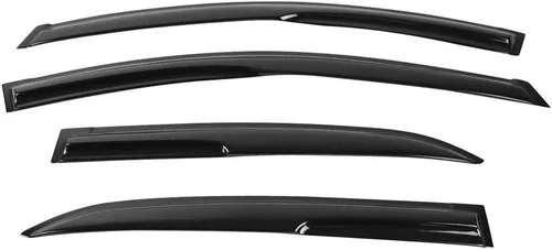 Vista 2 de Compatible con Toyota Corolla 2014-2019 - Visera para ventana color ahumado