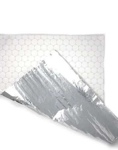 Vista 7 de Hojas aisladas de papel de aluminio para sándwich de 10.75 x 14 pulgadas (500 unidades) Papel de aluminio para sándwiches, suburguesas