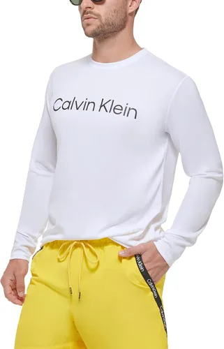 Vista 7 de Calvin Klein Manga larga para hombre ligera secado rápido protección UPF 40