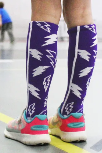 Vista 5 de Crazy Socks with Lightning Bolts (multiple colors)