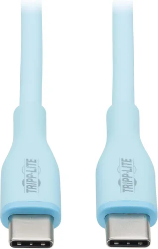 Vista 12 de Tripp Lite Safe-IT - Cable de carga USB-A a USB-C para iPhone, iPad, Android y más, de hombre a hombre, carga de 60 W, ultra flexible, certificado
