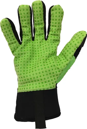 Vista 2 de Ironclad SDX2WC-02-S Guantes de impacto de seguridad, pequeños, negro/amarillo/verde