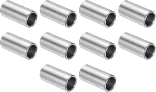 Vista 109 de uxcell 10 piezas de espaciador de acero inoxidable de 3/8" de diámetro interno x 3/4" de diámetro exterior x 1" de longitud, espaciador de rosca