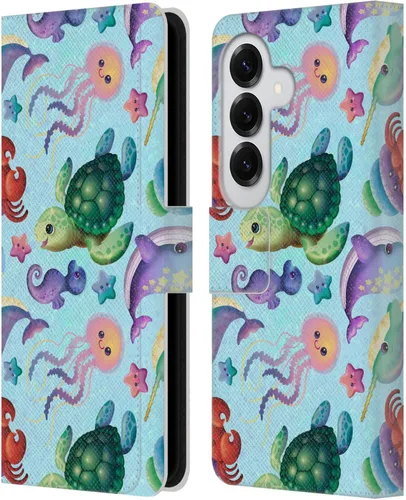 Vista 211 de Head Case Designs Officially Licensed Carla Morrow Colorful Space Dice Patterns Leather Wallet Case Compatible with Samsung Galaxy A07 4G