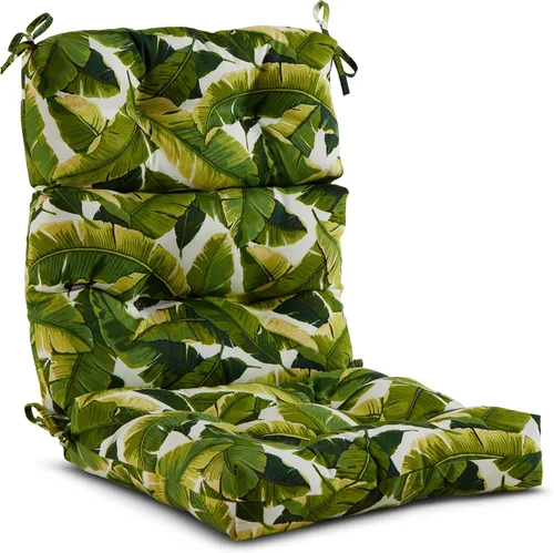 Vista 46 de Greendale Home Fashions Adobe Stripe - Cojín para silla de respaldo alto para exteriores (44 x 22 pulgadas)