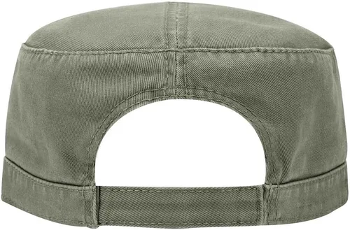 Vista 2 de Gorra militar de sarga de algodón superior lavada con letras negras de la NASA para hombres y mujeres