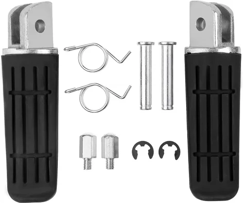 Vista 4 de Reposapiés delanteros para motocicleta para Yamaha YZF1000 R1 FZ1 FZ6R FZ6 FJR1300 FZ400 XJR1200 XJR1300 XJR400 XJ6 TDM