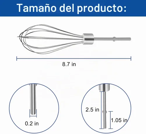 Vista 3 de Accesorios para batidora de mano de cocina para accesorios de batidora