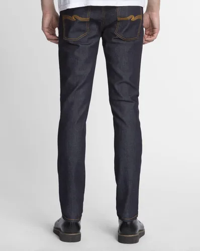 Vista 3 de Nudie Jeans Jeans ajustados Lean Dean Dry 16 Dips para hombre