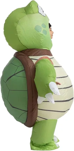 Vista 6 de Spooktacular Creations Disfraz inflable de Halloween unisex de tortuga de cuerpo completo para niño