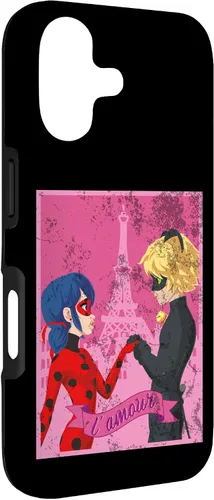 Vista 3 de Miraculous Ladybug Vintage Collection Paris Love - Carcasa para iPhone 17