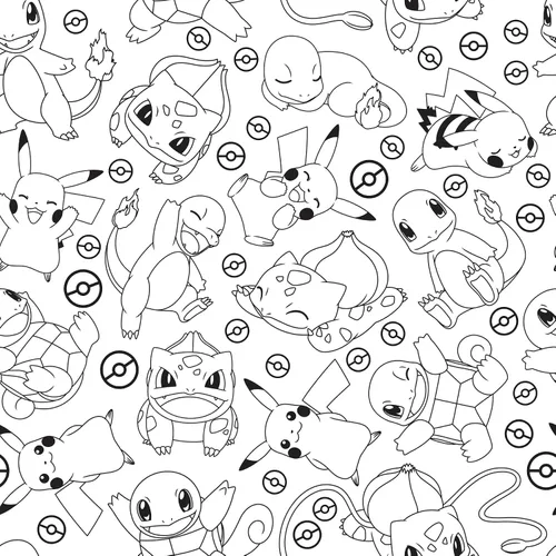 Vista 8 de RoomMates Pokémon Pikachu Floral Papel Tapiz Autoadhesivo, RMWS1229 (Paquete de 1)