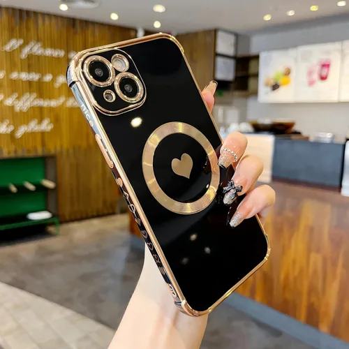Vista 11 de Para iPhone 15 Funda de silicona a prueba de golpes lindo diseño suave de silicona cámara de protección de corazón encantador fundas para iPhone 15