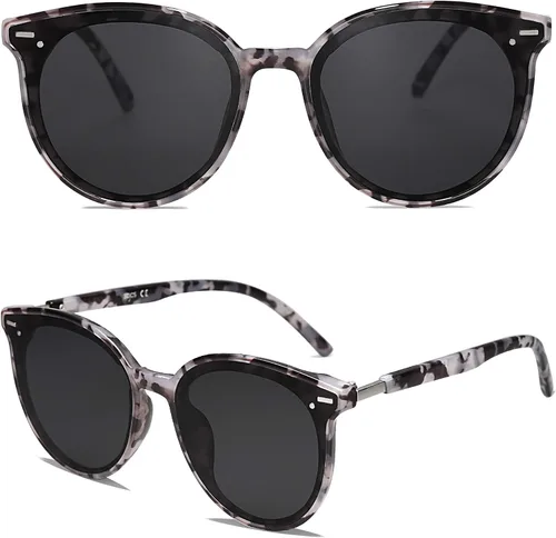 Vista 3 de SOJOS Lentes de sol retro clásicos marco de plástico grandes BLOSSOM SJ2067