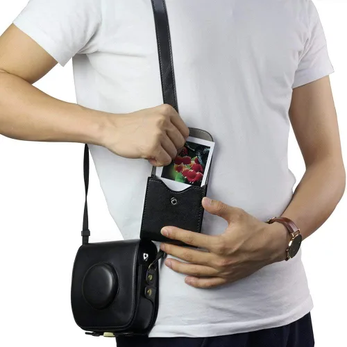 Vista 6 de SQ - Funda fotográfica para cámara instantánea Fujifilm Instax Negro