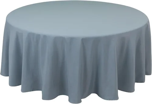 Vista 9 de Efavormart - Mantel redondo de poliéster de 90 pulgadas sin costuras de calidad comercial para banquetes de boda, restaurante
