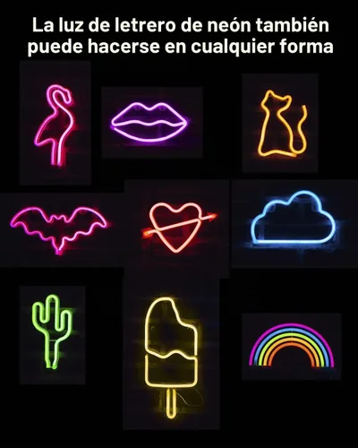 Vista 5 de Aclorol Tira de luces LED RGB de 12 V, cuerda de neón, luces flexibles que cambian de color, señal de neón LED flexible, 16.4 pies, 16.4 ft