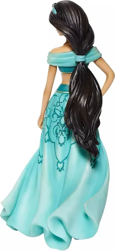 Vista 4 de Enesco Disney Showcase Couture de Force Aladdin Jasmine Figura estilizada, 8.27 pulgadas, multicolor