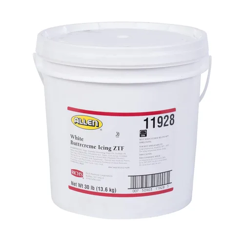 Vista 2 de Richs Zero Trans Fat White Buttrcreme glaseado, 30 libras - 1 cada uno