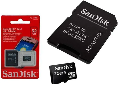 Vista 4 de SanDisk tarjeta portátil microSDHC sin adaptador, Negro