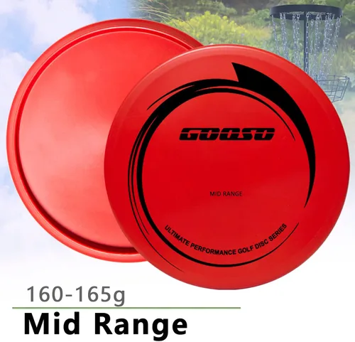 Vista 4 de GOOSO Juego de discos de golf – Discos de conductor, rango medio y putter con bolsa de golf de disco para exteriores y patio trasero, plástico