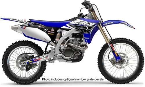Vista 2 de Kit de base gráfica TTR 125 13 Fly Blue Senge 2000-2007 compatible con Yamaha