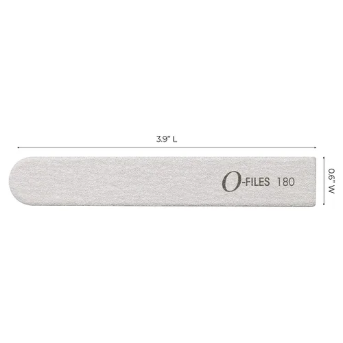 Vista 2 de ForPro Professional Collection O-Files - Sistema de archivos reemplazable, cebra, grano 180, repuestos de lima de uñas de manicura, 3.9 pulgadas