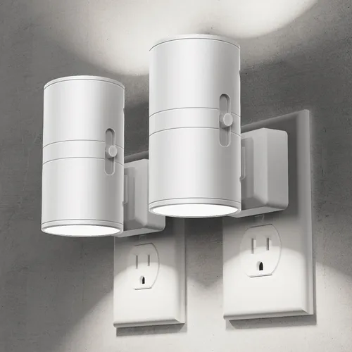 Vista 21 de Briignite - Luces nocturnas led enchufables, 3CCT, sensor de anochecer a amanecer, de 3000 K, regulable para pasillo, dormitorio, escalera, paquete