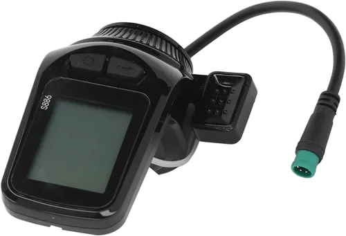 Vista 3 de Medidor de pantalla LCD eléctrico, 24 V, 36 V, 48 V, 60 V, pantalla LCD para scooter eléctrico, baja tasa de fallas, computadora con velocímetro