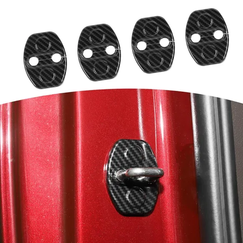 Vista 8 de RT-TCZ Cubierta para pestillo de cerradura de puerta Silverado para Chevy Silverado/Colorado 2014-2022 para GMC Sierra/Canyon 2014-2022, accesorios
