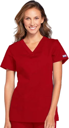 Vista 10 de Cherokee Workwear Originals - Camiseta de manga corta para mujer Negro