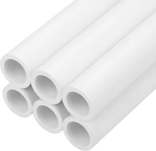 Vista 13 de 4 tubos de PVC de 1-1/2 pulgadas de largo, tubo rígido de PVC Sch40 de 17 pulgadas de largo, tubos redondos de tubería para instalación de cableado