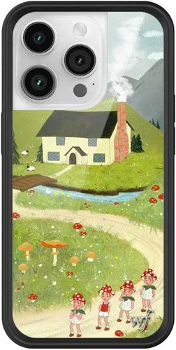 Vista 38 de Wildflower Carcasas – Compatible con iPhone 14 Pro Protector negro parachoques, certificado de prueba de caída de 6.5 pies, propiedad de mujeres