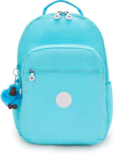 Vista 66 de Mochila Kipling Seoul extra grande para laptop de 17", Grande True Blue Tonal 2